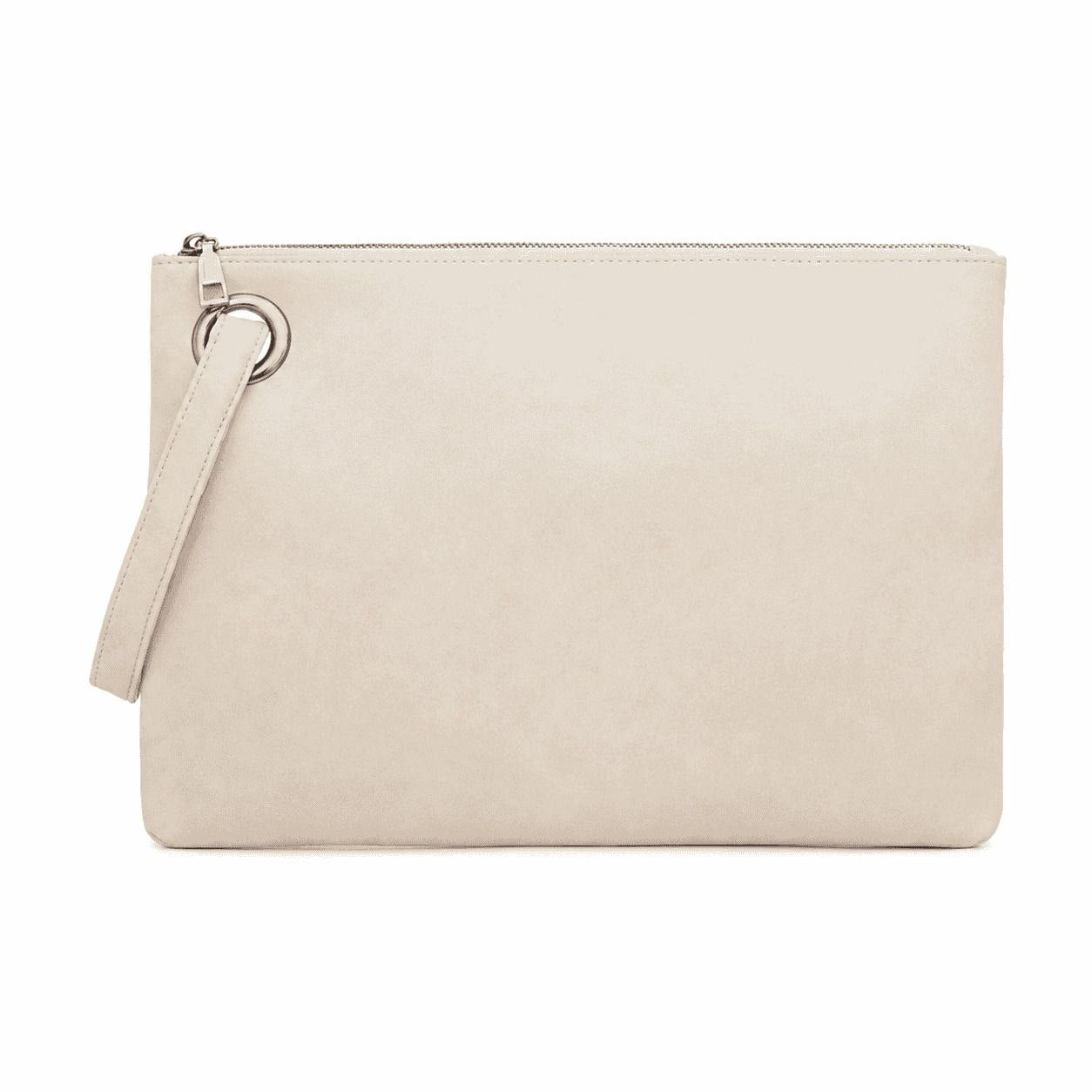 Minimalist Zip Wristlet Clutch