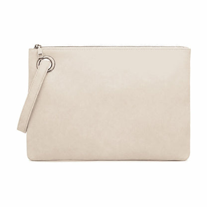 Minimalist Zip Wristlet Clutch
