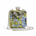 Floral Sequin Box Clutch