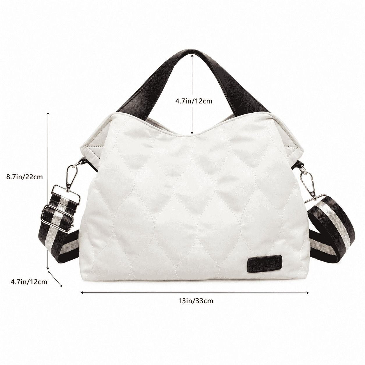 Quilted Convertible Shoulder Bag