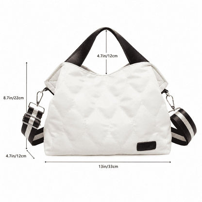 Quilted Convertible Shoulder Bag